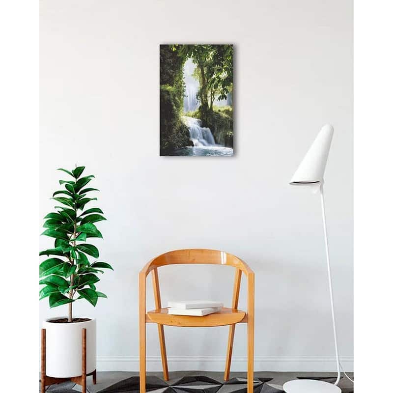 Zaragoza Falls Art Poster - 24 x 36 Inch