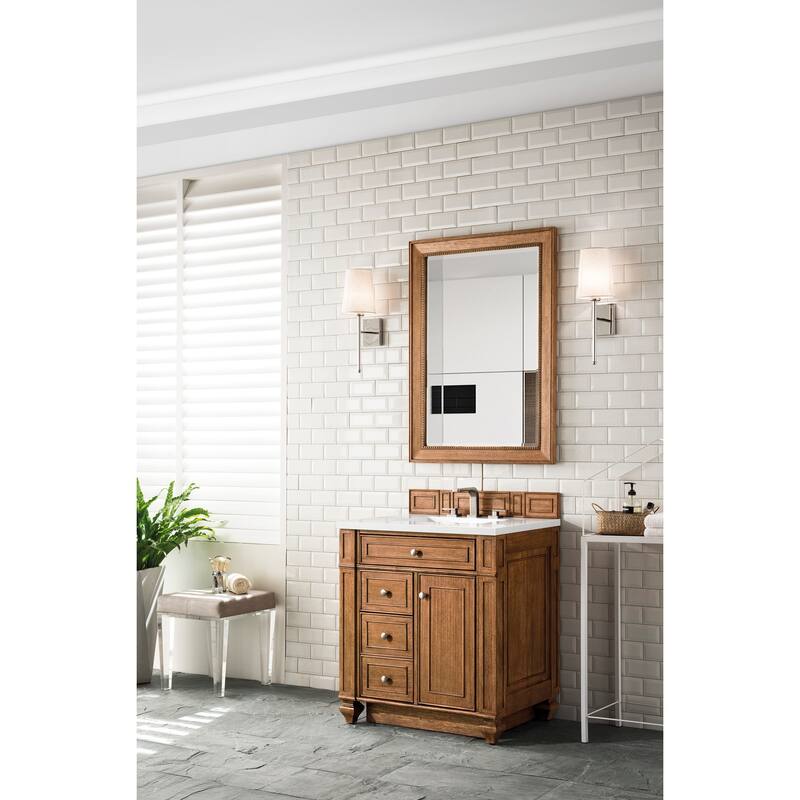 James Martin Vanities 157-V30-3WZ Bristol 30" Free Standing Single