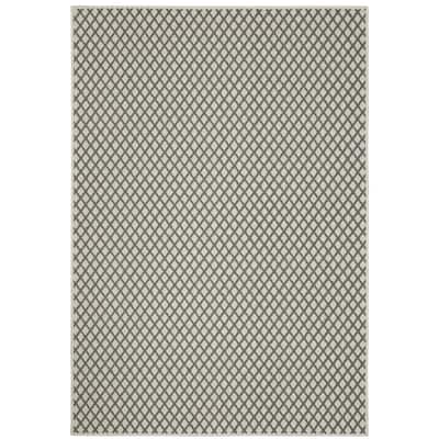 Vista Home Talcot Diamond Relief Gray Indoor/ Outdoor Area Rug