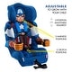 preview thumbnail 3 of 6, KidsEmbrace Marvel Avengers Captain America Combination Harness Booster Car Seat - 15