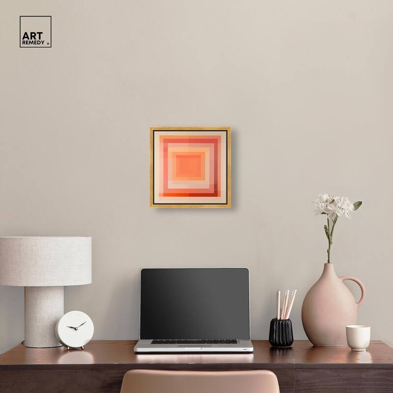 Minimal Color Blocks III Canvas by Art Remedy
