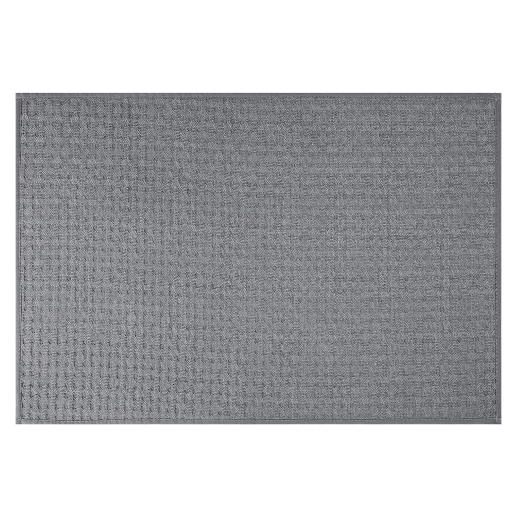 Weaving Pattern Bathroom Rugs Non Slip, Soft Absorbent Thick Bath Mat, Quick Dry Shower Mats