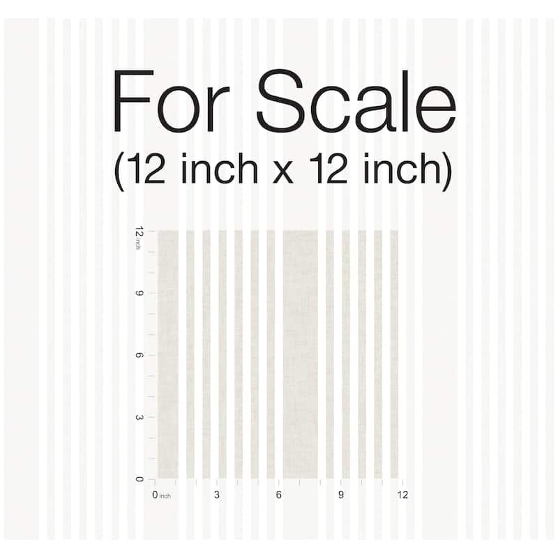 Gresham 20' L x 27" W Stripe Peel and Stick Wallpaper