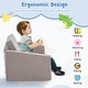 preview thumbnail 7 of 9, Honeyjoy 2-in-1 Toddler Fold out Couch Children’s Convertible Sofa to - See Details