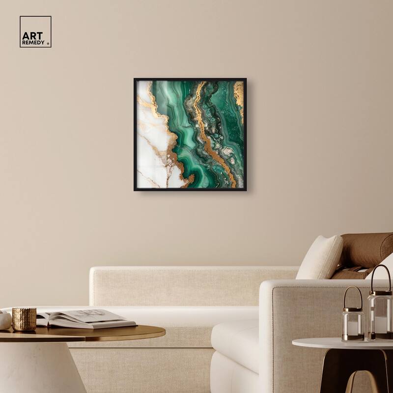 Malachite Majesty Shadowbox by Art Remedy