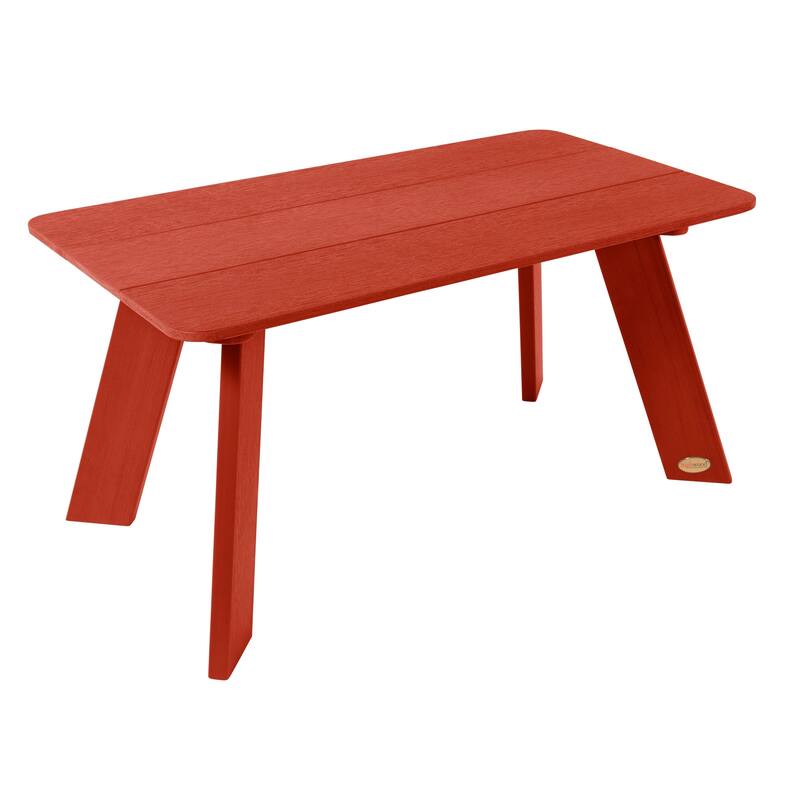 Modern Adirondack Coffee Table - Rustic Red