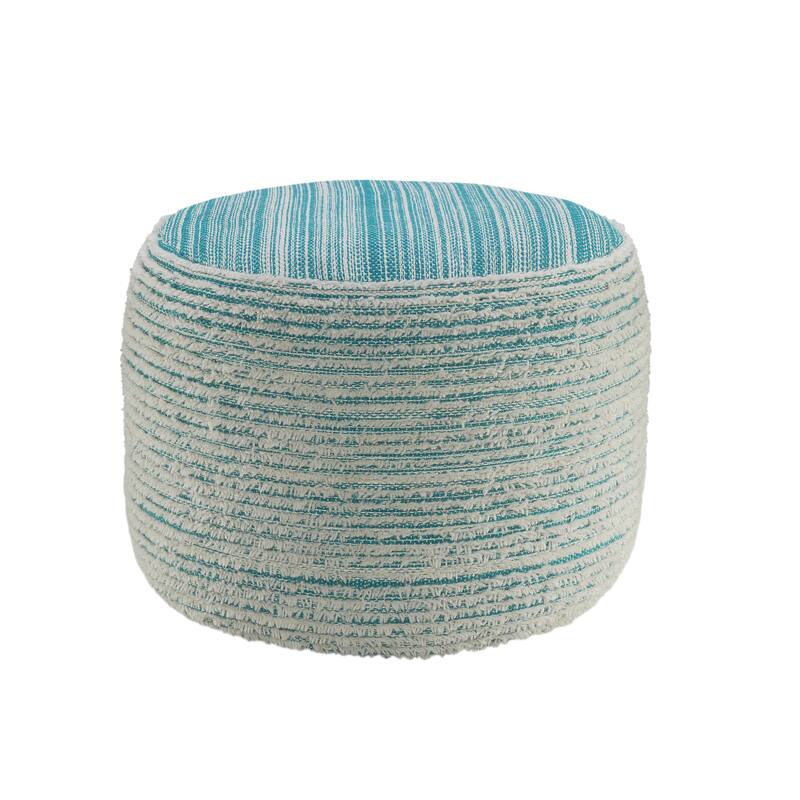 Sevita Tropical Textured and Distressed Pouf