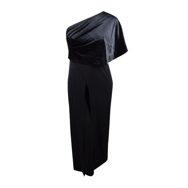 adrianna papell jumpsuit one shoulder