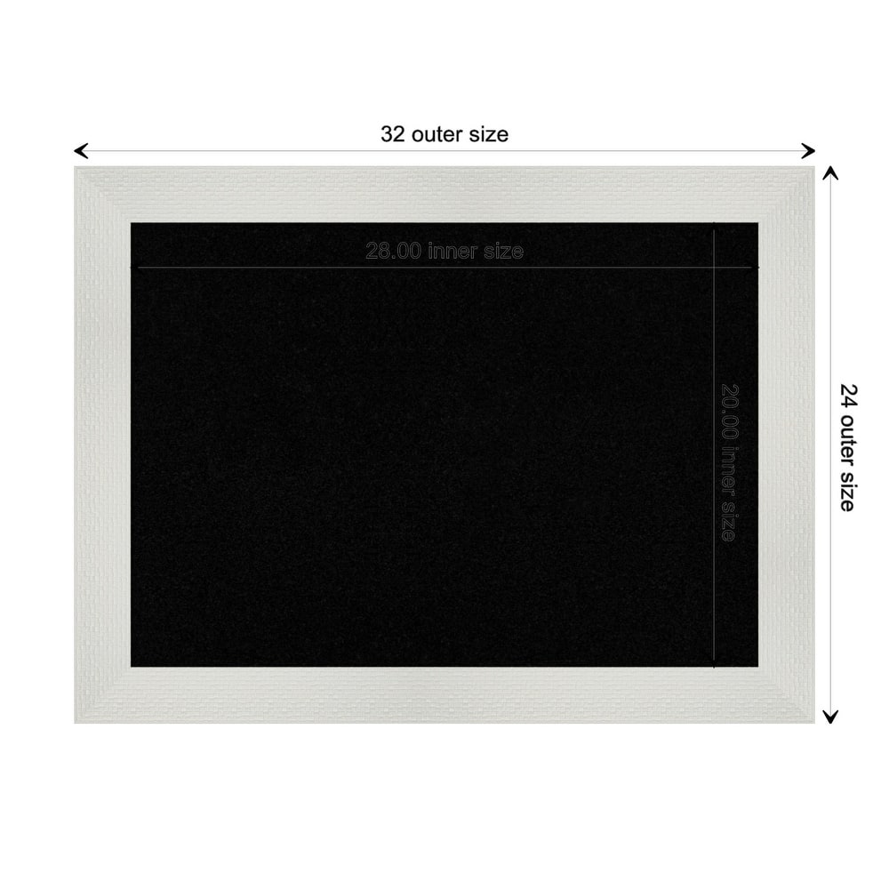 Mosaic Framed Black Corkboard Bulletin Board