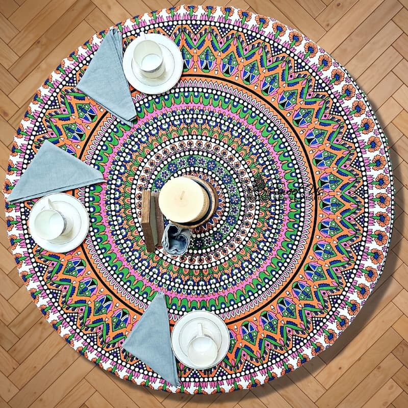 Cotton Inspiring Floral Tablecloth Collection