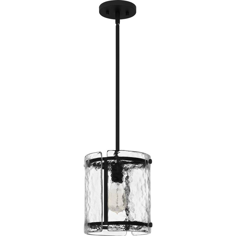 Fortress One Light Mini Pendant - Earth Black