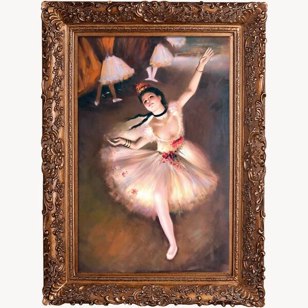Shop Edgar Degas Star Dancer On Stage Hand Painted Oil