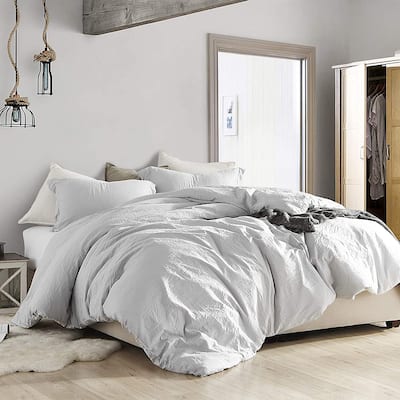 Natural Loft Oversized Comforter Set - Glacier Gray