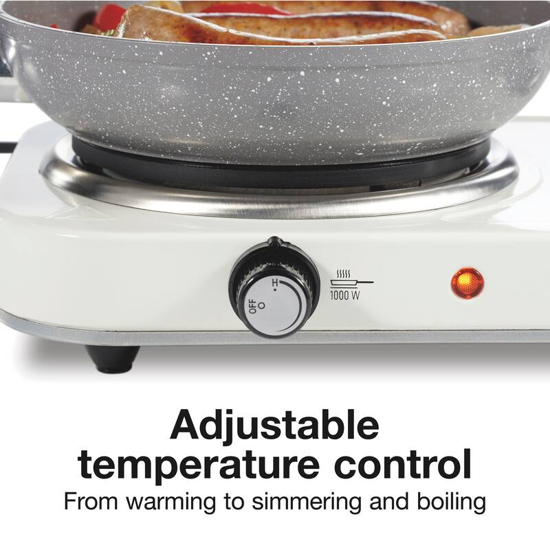 Proctor Silex Countertop Double Electric Burner