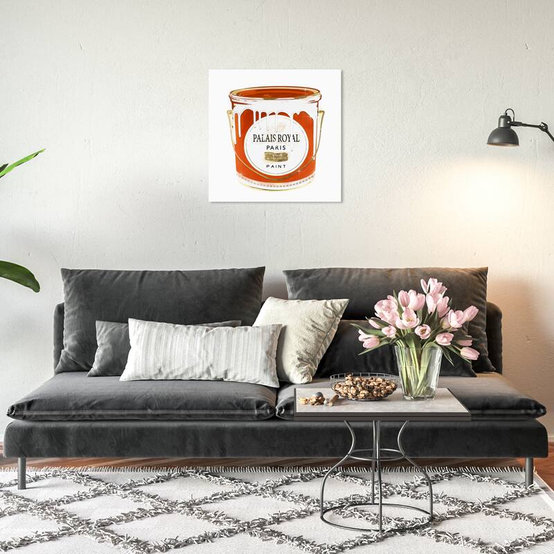 Wynwood Studio Canvas Fashion and Glam Palais Royal Luxe Paint Gold and Metallic Gold Glam Wall Art Canvas Print - 20 x 20