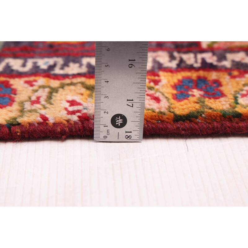 ECARPETGALLERY Hand-knotted Andelz Red Wool Rug - 3'5 x 6'0