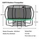 preview thumbnail 26 of 24, 12ft Round Outdoor Trampoline with Safety Enclosure Net and Ladder