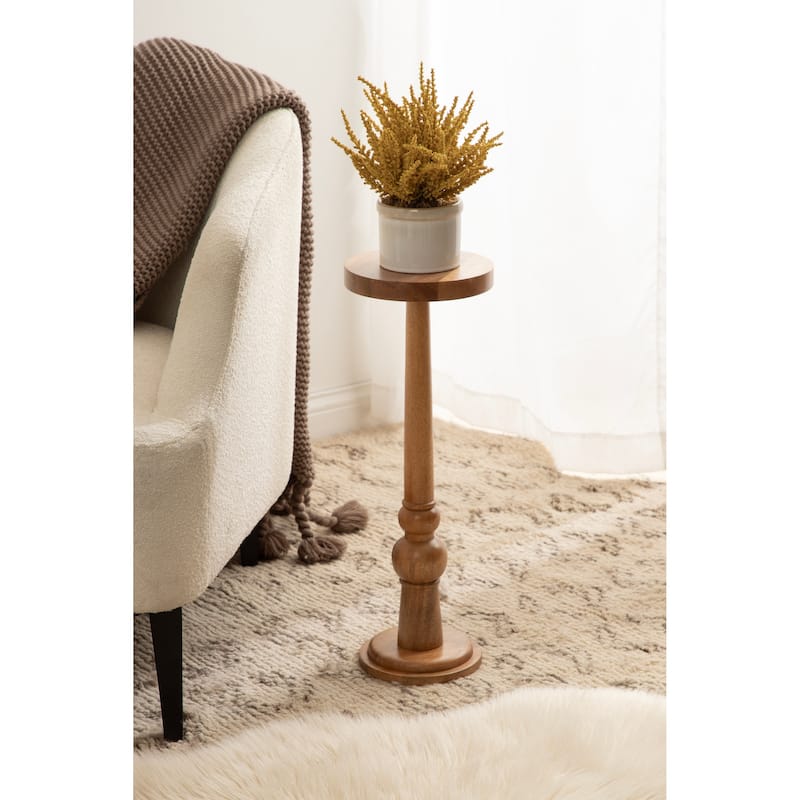 Kate and Laurel Wegner Wooden Drink Table