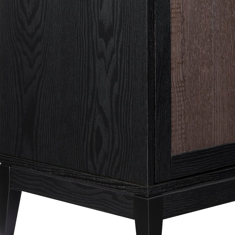 Sango Arch 2 Door Cabinet - Black, Stylish and Functional Storage