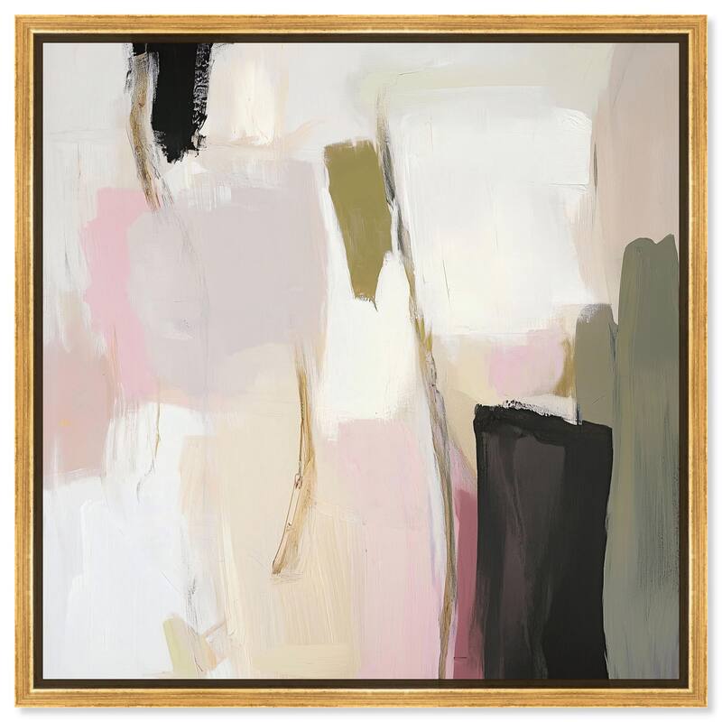 Dynamic Color I Canvas by Art Remedy - Gold - 24" x 24"