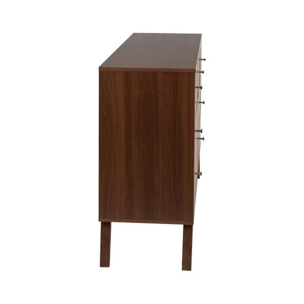 prepac milo mid century modern 7-drawer dresser Prepac Milo Mid-Century Modern 7 Drawer Double Dresser for Bedroom, Chest  of Drawers, Contemporary Bedroom Furniture - Bed Bath & Beyond