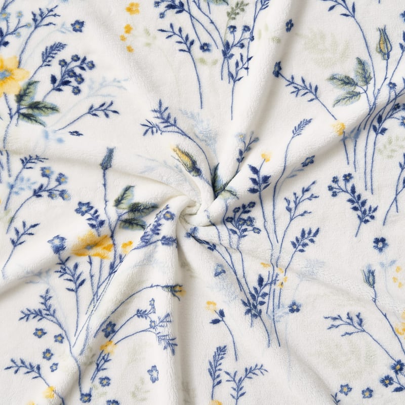 Lucky Brand Wild Flower Blankets Plush