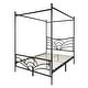preview thumbnail 30 of 32, Clayfell Denver Metal Canopy Bed
