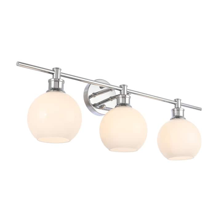 Camille 3-Light Frosted Glass Wall Sconce