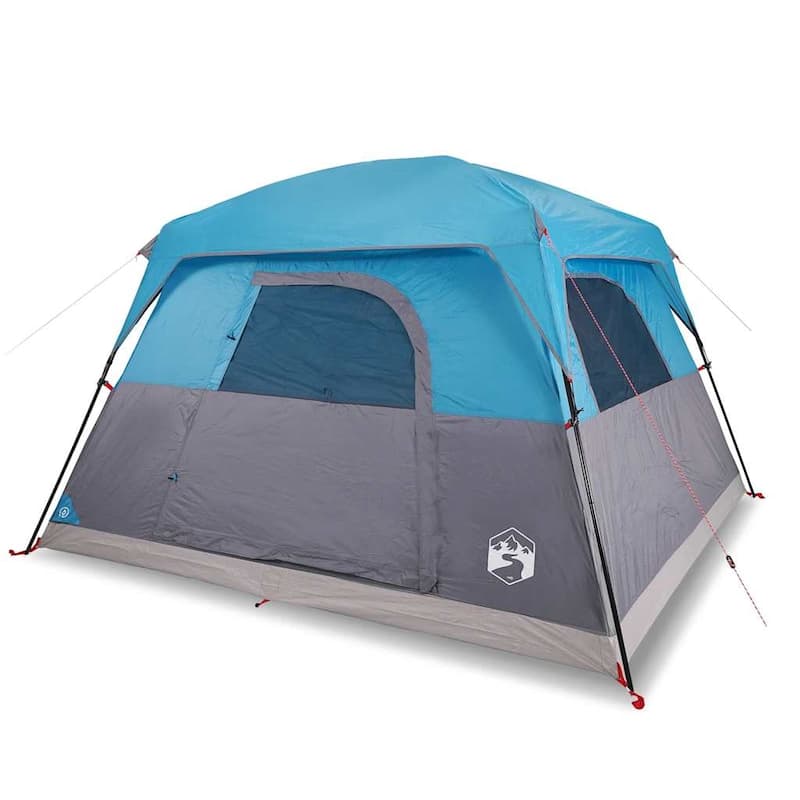 vidaXL Camping Tent Cabin 4-Person Waterproof