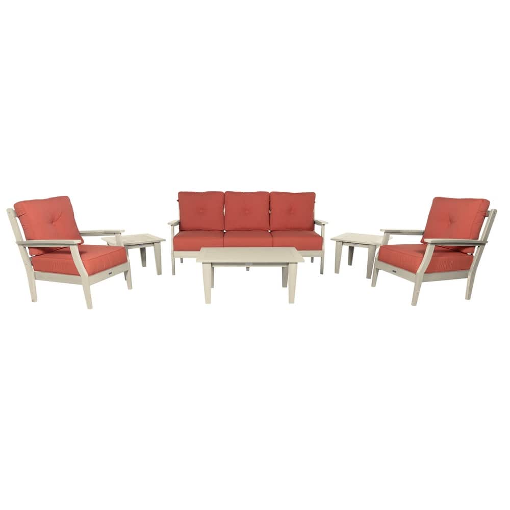 HIGHWOOD Lehigh 6-Piece Couch and Chair Deep Seating Set