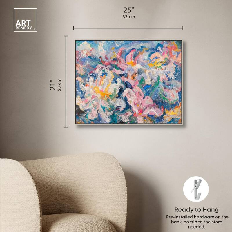 Pastel Riot II Canvas by Art Remedy