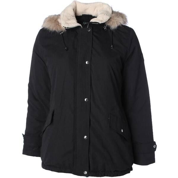 Shop Lauren Ralph Lauren Womens Parka Coat Winter Anorak Free