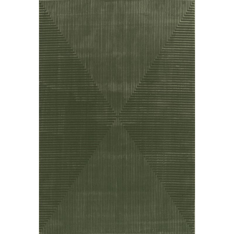 Nuloom Vaelina Mid-Century Geomeric Area Rug - 3' x 5' - Green - Rectangle
