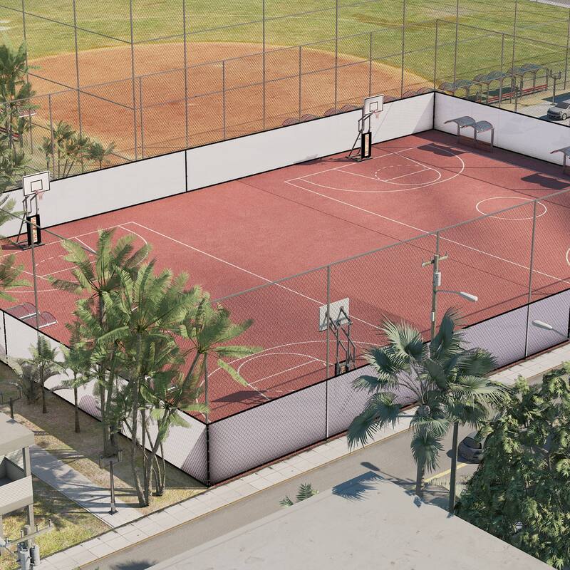 ColourTreeUSA 25 ft. Length Fence Privacy Screen Windscreen Cover Fabric Shade Tarp Netting Mesh Cloth Commercial Grade 170 GSM