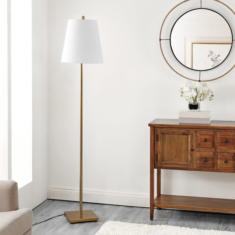 SAFAVIEH Lighting Marilene 60-inch Floor Lamp - 15Wx15Dx69H - Gold