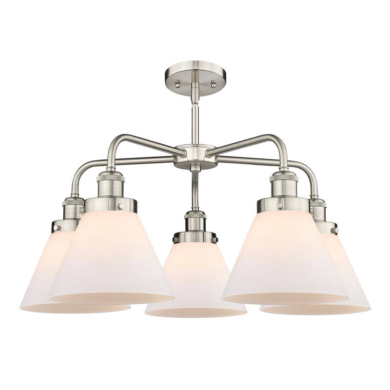 Innovations Lighting Cone - 5 Light 26" Stem Hung Chandelier