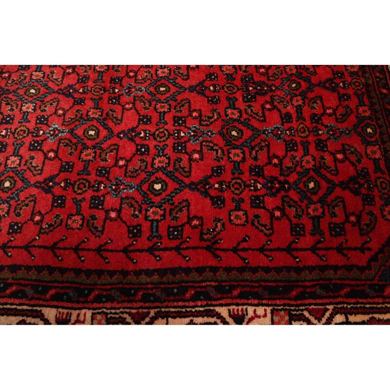 ECARPETGALLERY Hand-knotted Andelz Red Wool Rug - 2'6 x 9'3