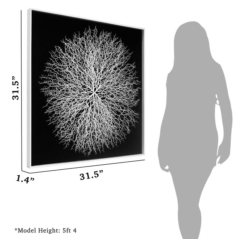 HUJI Roots On Linen Wall Art Decorative Accent