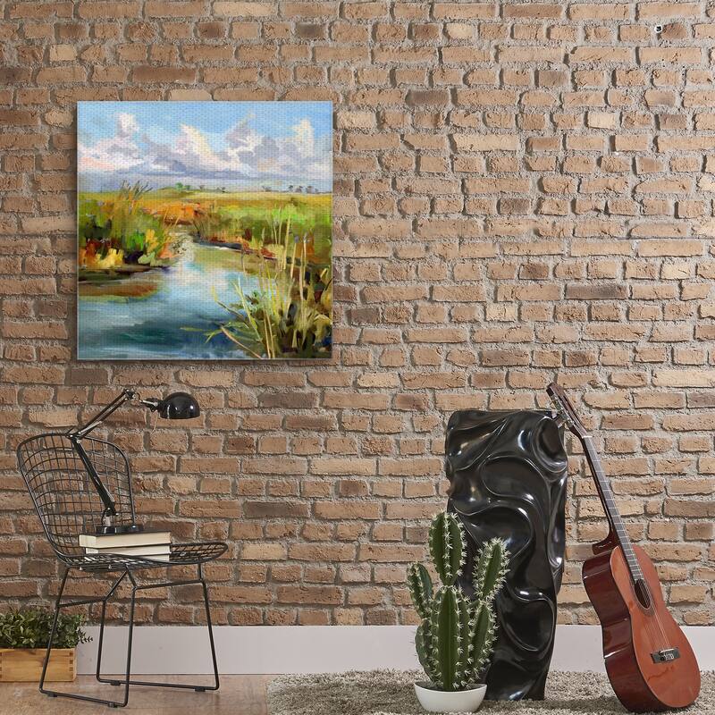 Afternoon Skies by Carol Hallock Canvas Art Print