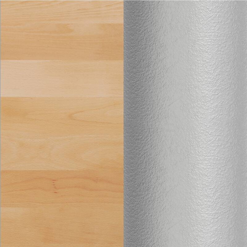 Round Solid Wood Commercial Tabletop with 18" Round Dining Height Base - 30"W x 30"D x 29.5"H