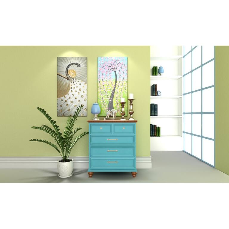 Utopia Alley Athen Pull Handle -Polished Gold Drawer Pull Handle, 5.0" Center to Center