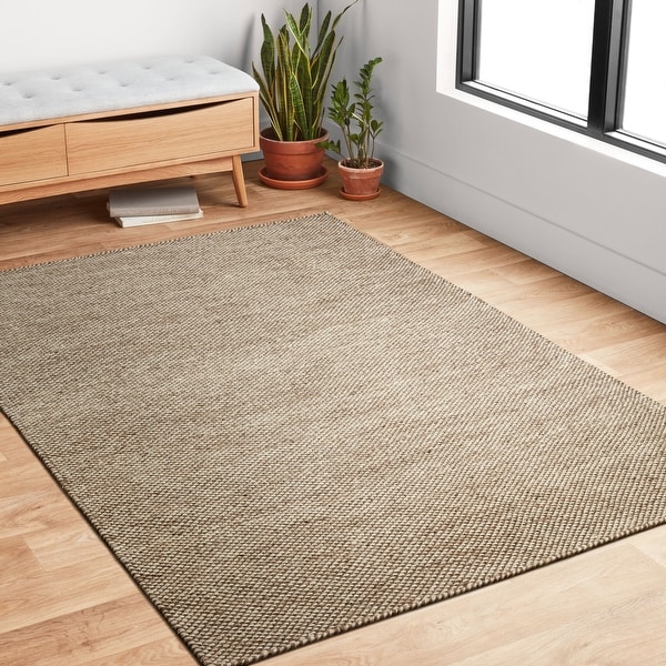 Shop Alexander Home Hand Woven Cape Cod Wool Cotton Rug Overstock 7307435