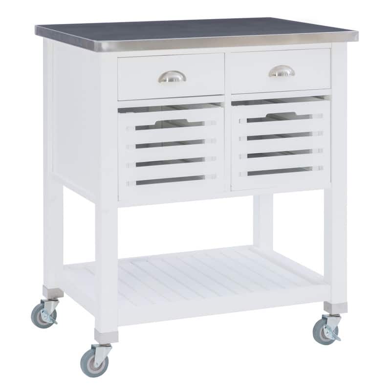 Eileen Rolling Kitchen Cart with Storage