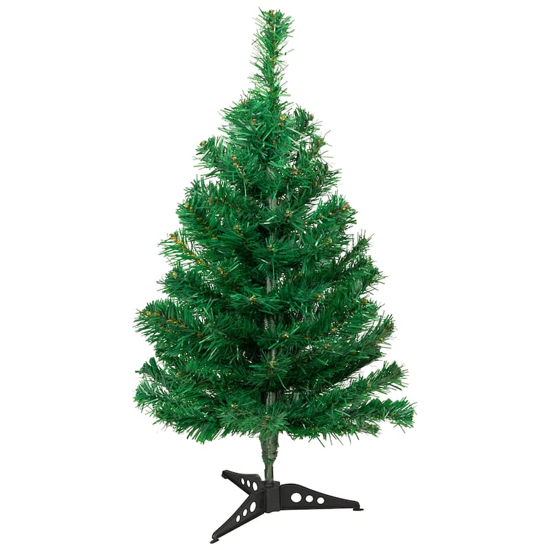 Medium Mixed Classic Pine Artificial Christmas Tree - 2' - Unlit - 2 Foot