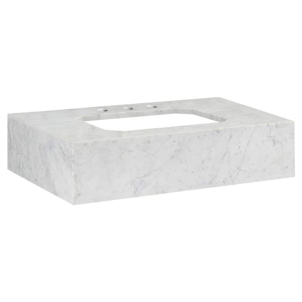 DXV Belshire 30-Inch Marble Console Top 3 hole