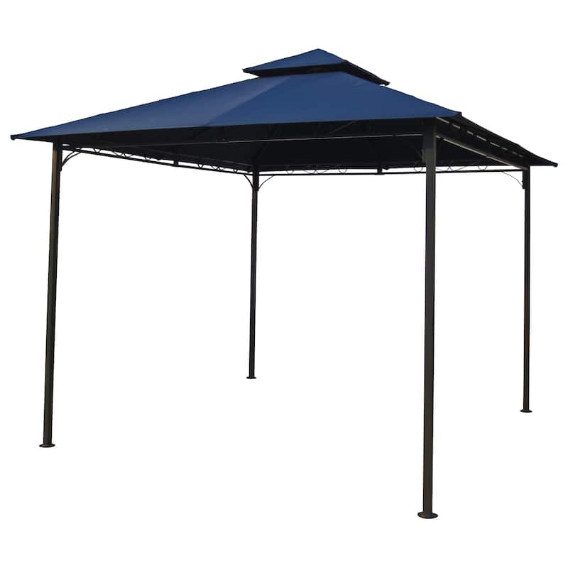 St. Kitts 10-foot Square Vented Gazebo - Navy