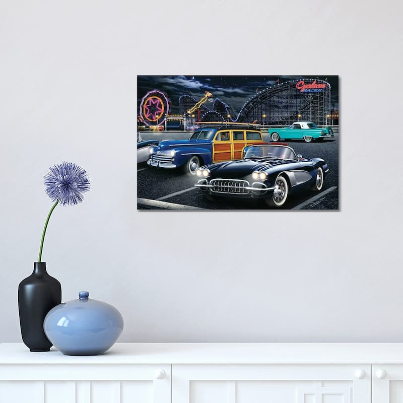 iCanvas "Cyclone Racer" by Helen Flint Canvas Print - 12x18x1.5