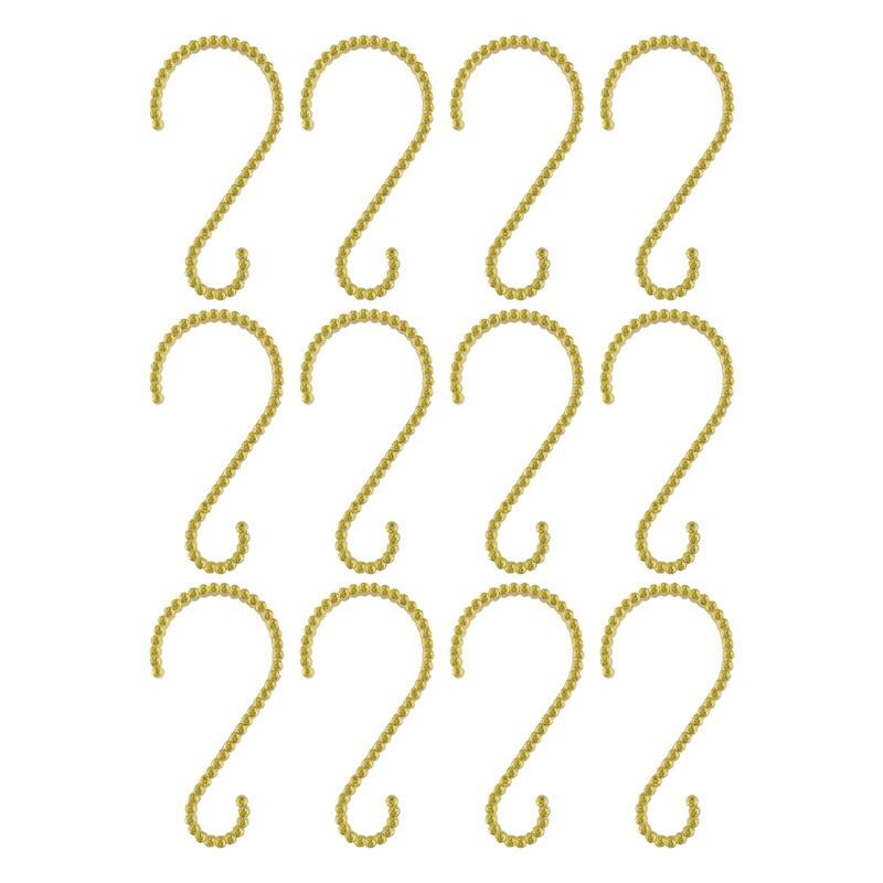 Utopia Alley Rustproof Zinc Shower Curtain Rings for Bathroom, Set of 12