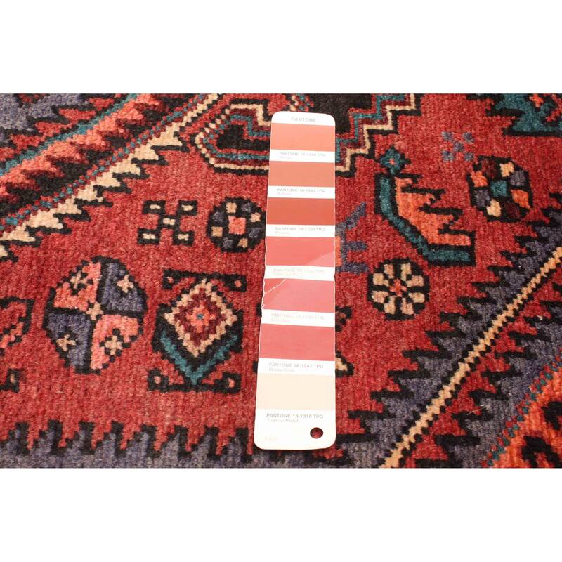 ECARPETGALLERY Hand-knotted Andelz Red Wool Rug - 4'0 x 7'0