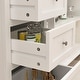 preview thumbnail 9 of 9, Sideboard Buffet Server Storage Cabinet Drawers Cabinets Glass Doors